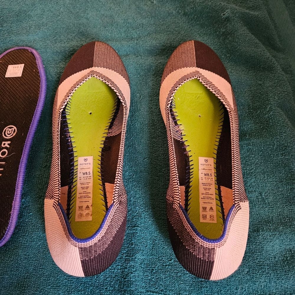 Rothy's The Flat In Round Toe Size 8.5 - Picture 7 of 9
